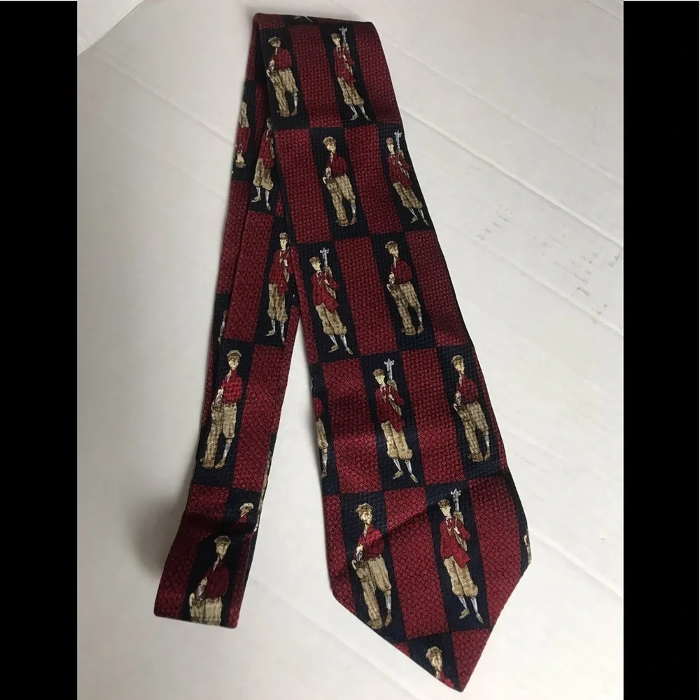 Golf Magazine Golfer silk tie